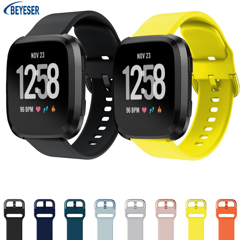 

Official Silicone Strap For Fitbit Versa /Watch Active Fashion Sports Band Smartwatch Replacement Bracelet Wristband Accessories