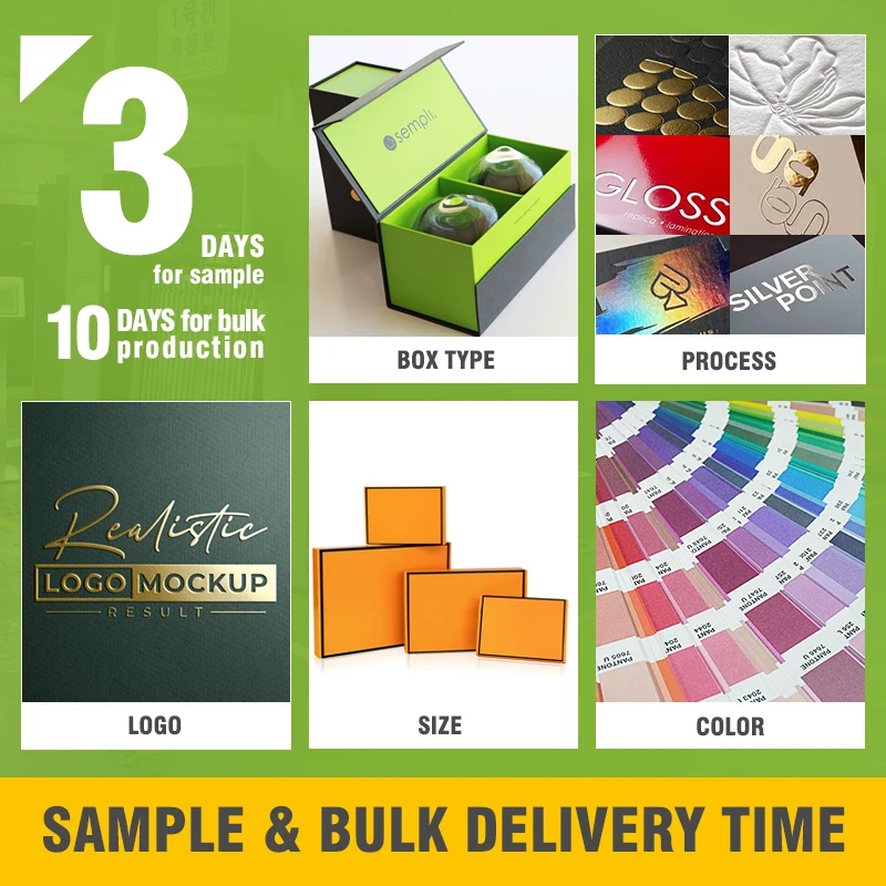 2025Customized Empty Cardboard Advent Calendar Boxes with Sponge Liner Matt Lamination and Embossing Gift Idea