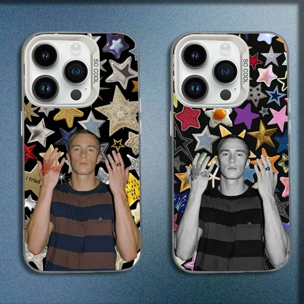 

D-Drew S-Starkey Actor Phone Case For iPhone 16,15,14,13,12,11,Mini,Pro,E,MAX White Candy Matte Shockproof Cover