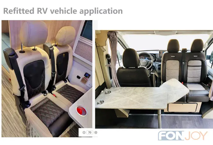 Newly Developed RV Refitting Seat with 3 Point Safety Belt view 3