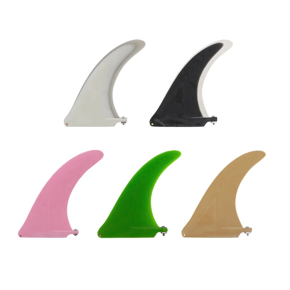 

UNDERICE Colorful Customize Carbon Fibre Fiberglass Center Single Fin 4A Template Longboard Fins Custom Sup Surfboard Fins