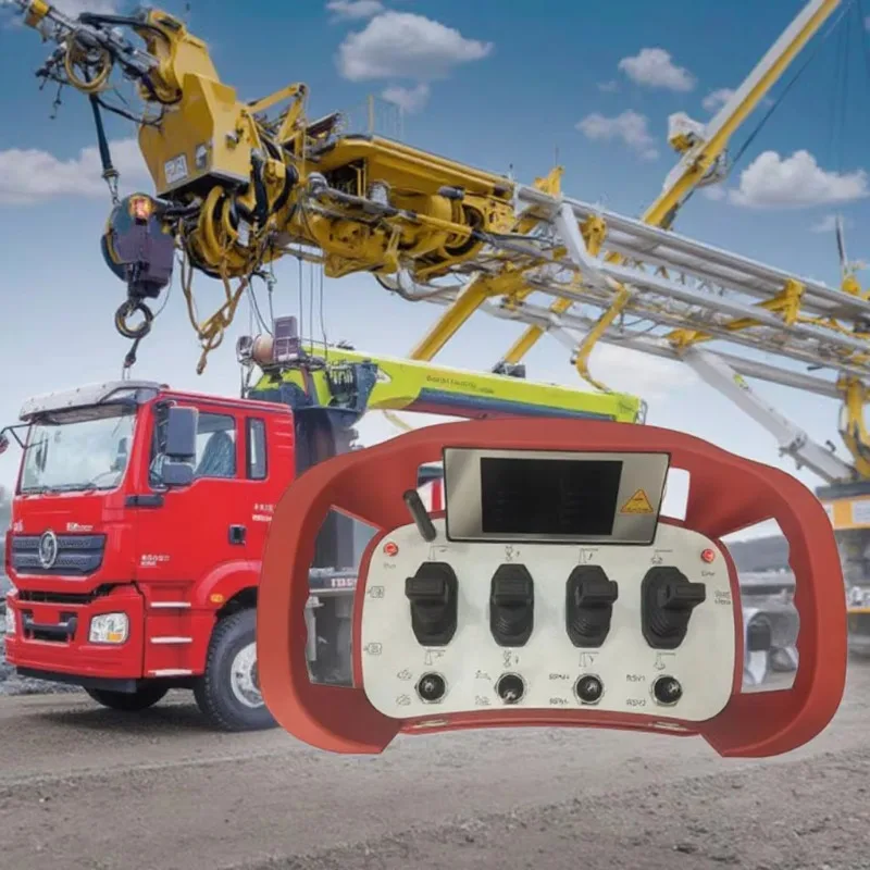 High Strength Wireless Intelligent Remote Control For Crane Lifting Vehicles 4 Buttons Rechargeable Battery 100m Range