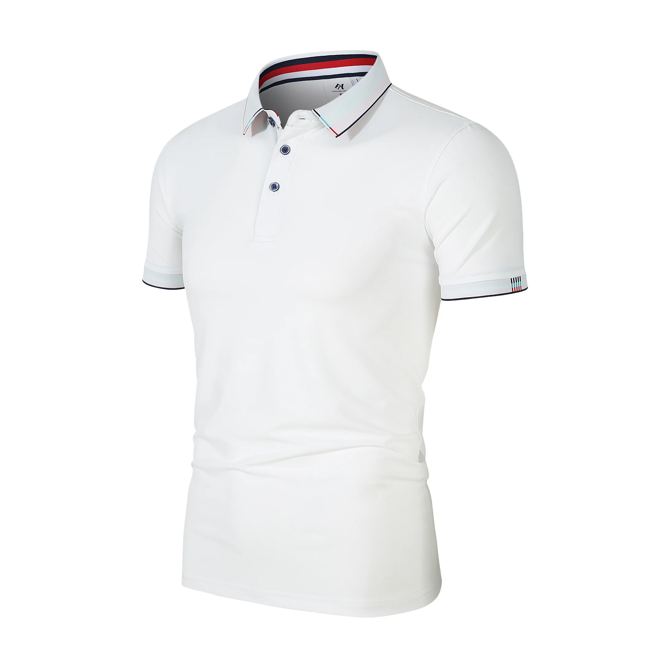 Summer Men's Office Business Collar Shirt Spring Solid Color Casual Short Sleeve Golf Shirt 2025 Breathable Neutral Shirt Direct