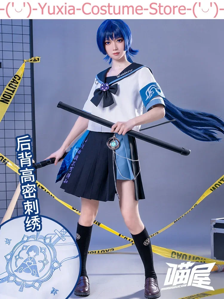 Meow House Shop Genshin Impact Wanderer Sailor Suits Cosplay Costume Cos Game Anime Party Uniform Hallowen Play Role Clothes