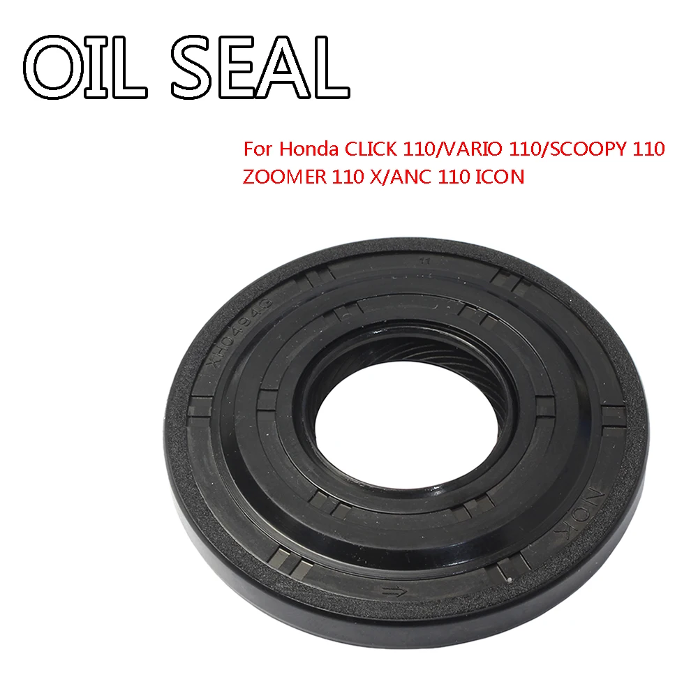 Right Crankgase Cover OIL SEAL For Honda CLICK 110/VARIO 110/SCOOPY 110/ZOOMER 110 X/ANC 110 ICON