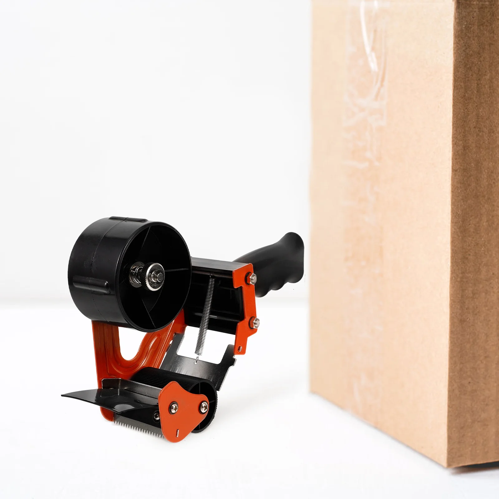 

Handheld Packing Tape Dispenser 60Mm Tape Cutter Reliable Stainless Steel Tool for Packaging Sealing Shipping Boxes