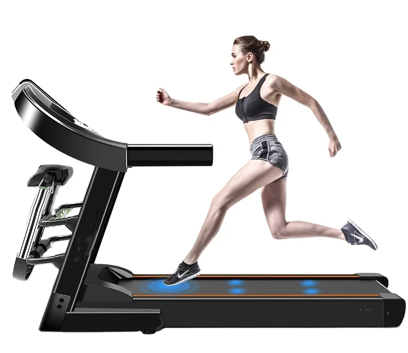 Home use folding silent indoor fitness weight loss small mini walking men and women treadmill high quality electric treadmill