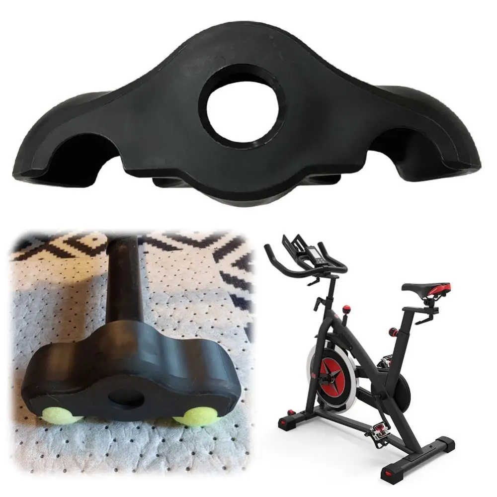 

2 PCS Plastic Cycling Training Foot Pads Anti-slip Rocker Plate Feet Tennis Ball Foot Pads Smart Bike Trainer Black