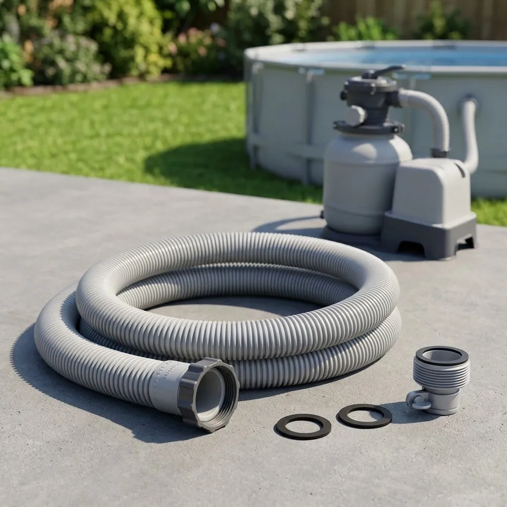 Replacement Pool Hose Filter Pump Hose Weather Resistant Secure Connection for UV Resistant Material Pool Pump Hose Replacement