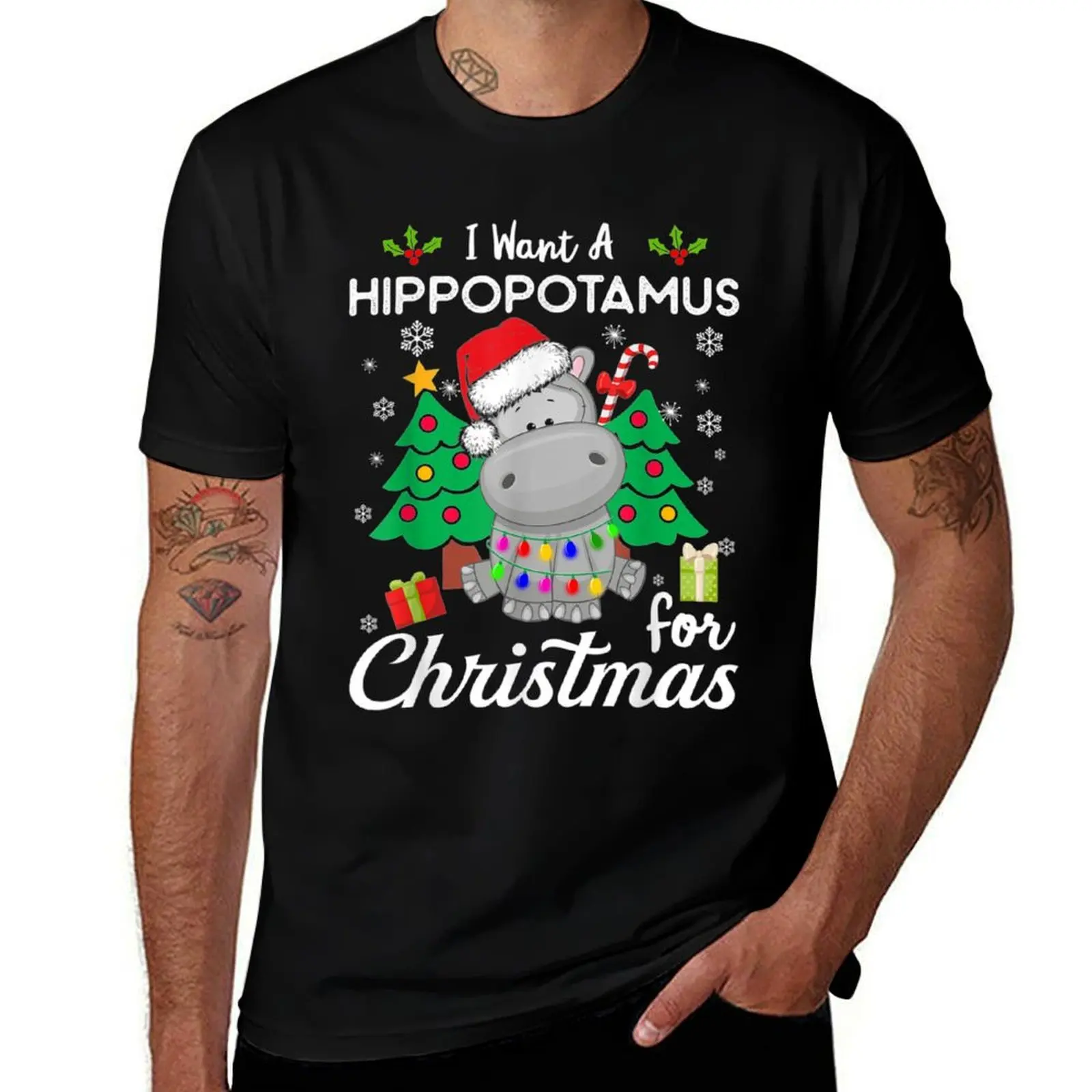 

A T-Shirt shirt t man man shirt cotton summer Want I men Hippopotamus shirt luxury Christmas T-Shirt t graphic t brand 100% For