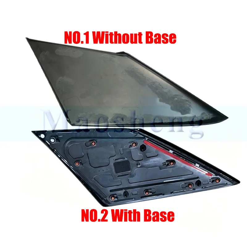 Black C-pillar Rear Triangle Window Trim Plate For Audi Q2 2018-2024 Windshield Side Corner Exterior Triangle Garnish Panel