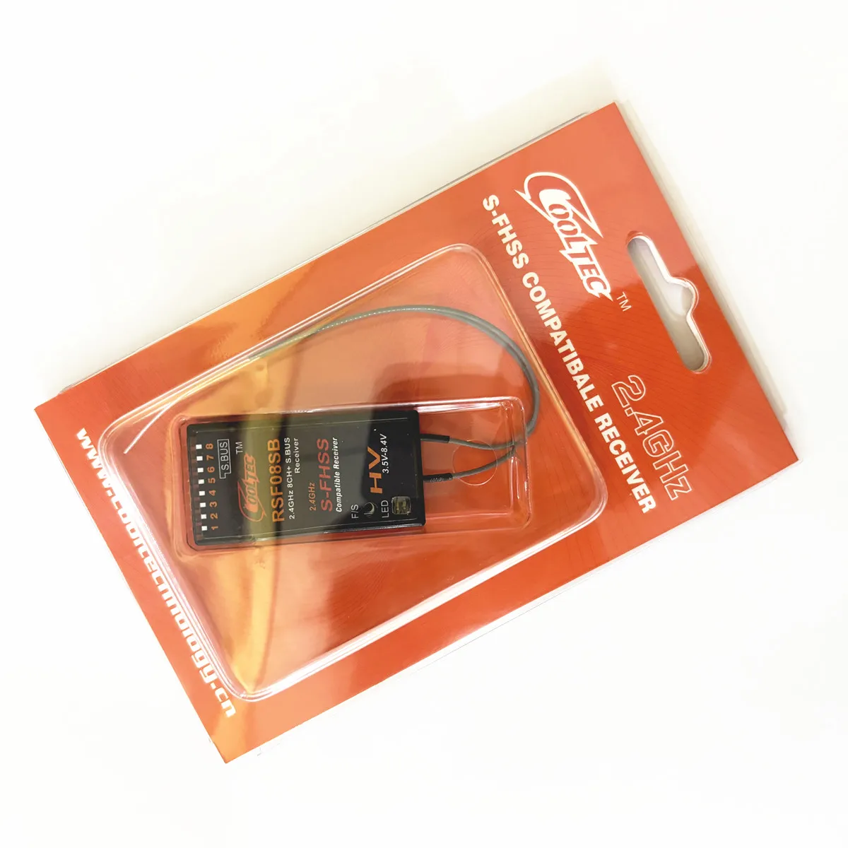 Feiying CoolTec RSF08SB 8CH Receiver Compatible for Futaba S-FHSS S.BUS 10J 8J 6J 4GRS 4PX Transmitter