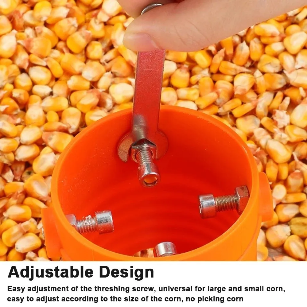Durable Portable Corn Thresher Automatic Electric Drill Use Grain Wrapping Tool Labor Saving Corn Peeling Machine
