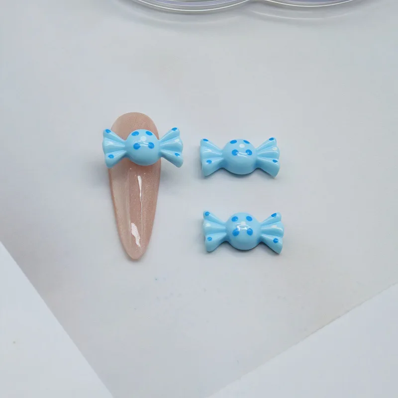 20pcs الملونة كاندي مسمار سحر مانيكير DIY الفن نصائح الديكور الحلو فراشة مسمار الراين