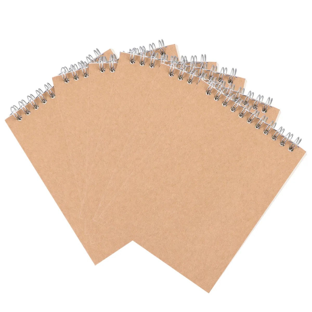 12Pcs A6 Sketch Notebook Premium Kraft Cover Smooth Writing Paper Travel Diary Poetry Journal Student Office Teacher Gift Idea
