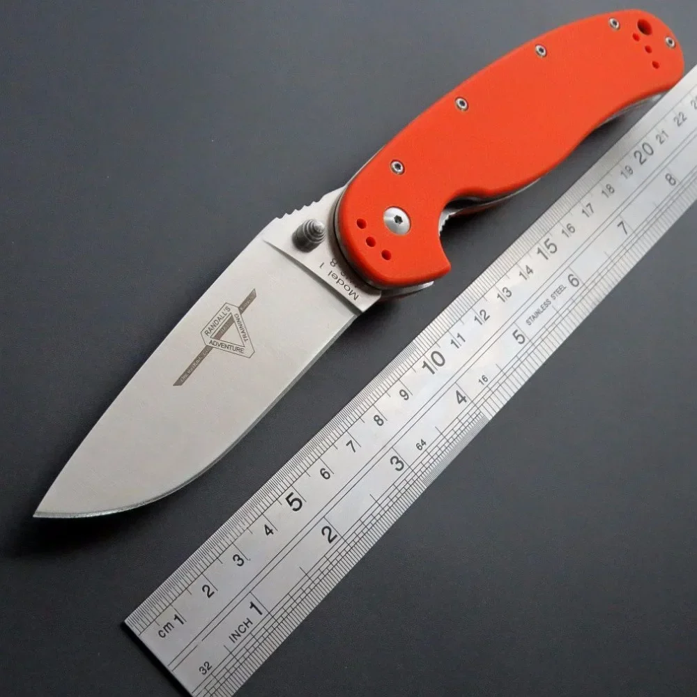 High Quality R1 Folding Pocket Pocket Knife Aus-8 Blade Steel Tactical Knives G10 Handle Outdoor Tool Edc Camping Survival Knife