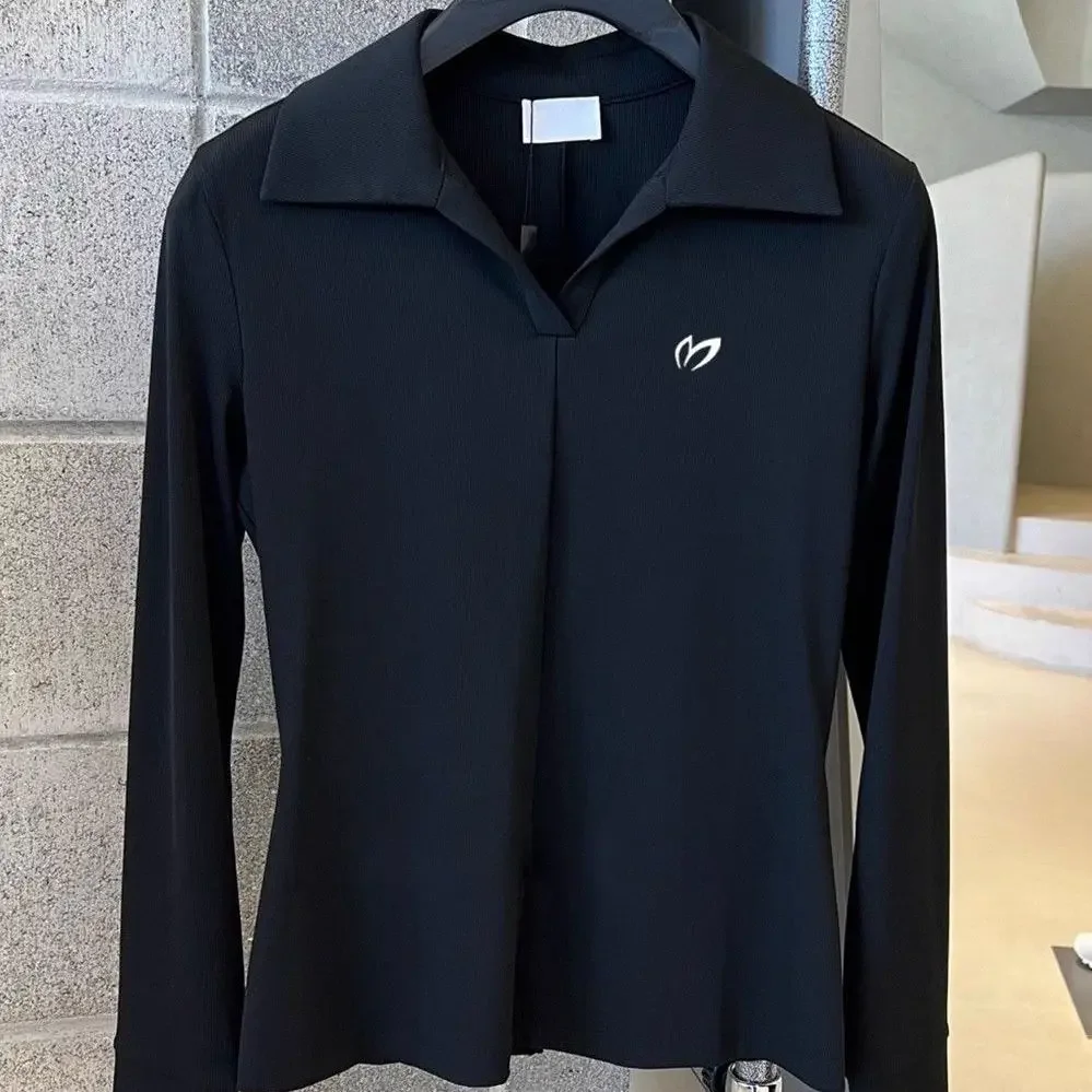 Authentic Korean Golf Long sleeved Women's Golf Wear 2026 Spring and Autumn Winter New Golf Quick drying Sports Top Wome