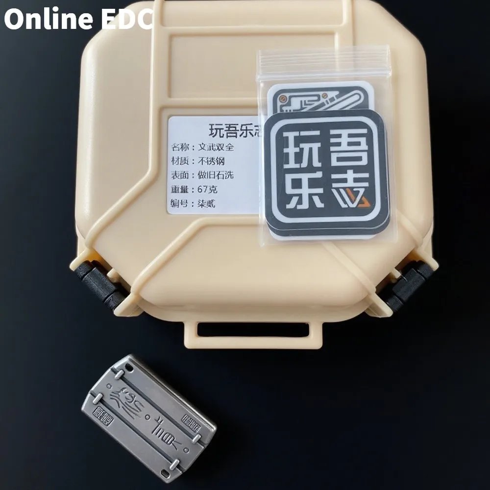 Giocattoli EDC usati WANWU-EDC Slider di spinta illimitato in acciaio inossidabile Giocattoli antistress per adulti Giocattolo novità fuori stampa