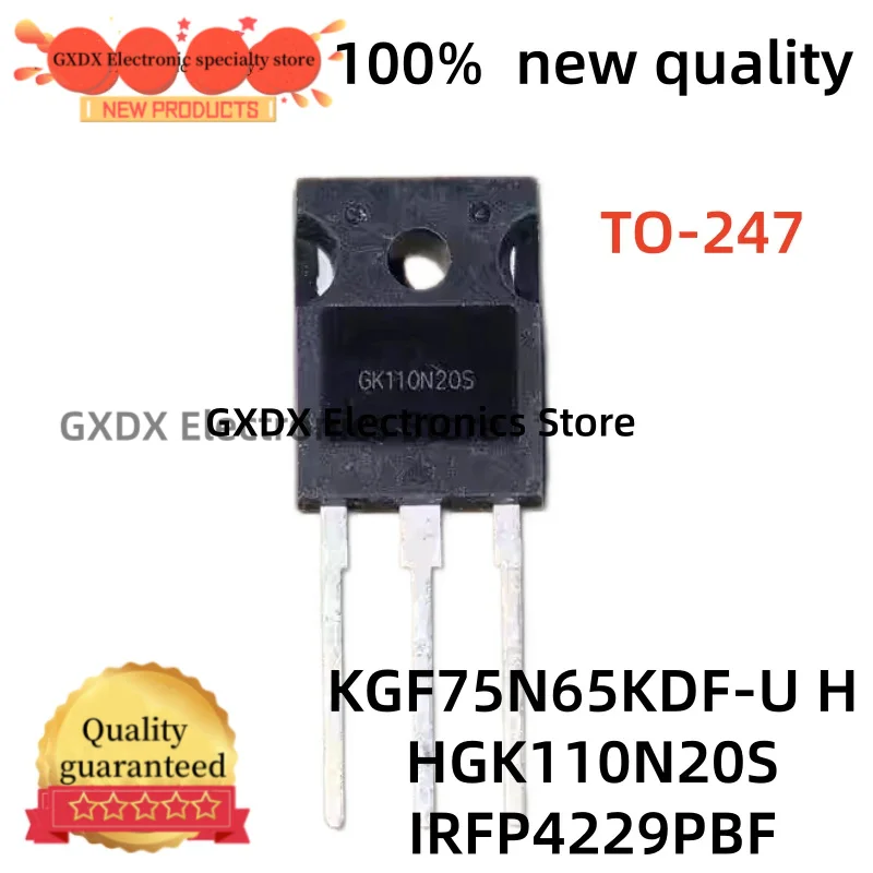 5-10unidades 100% nuevo  KGF75N65KDF-U/H KGF75N65 75N65KDF TO247 HGK110N20S GK110N20S IRFP4229PBF IRFP4229 TO-247
