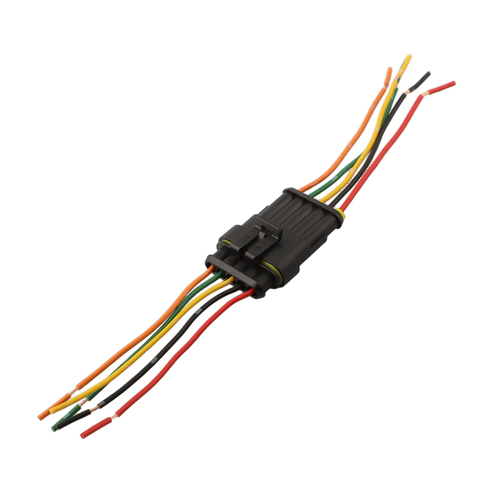 1-6 Pin Waterproof Electrical Connector Sealed Male Female With 22AWG Wire For Car Automotive Wiring Harness Accessories