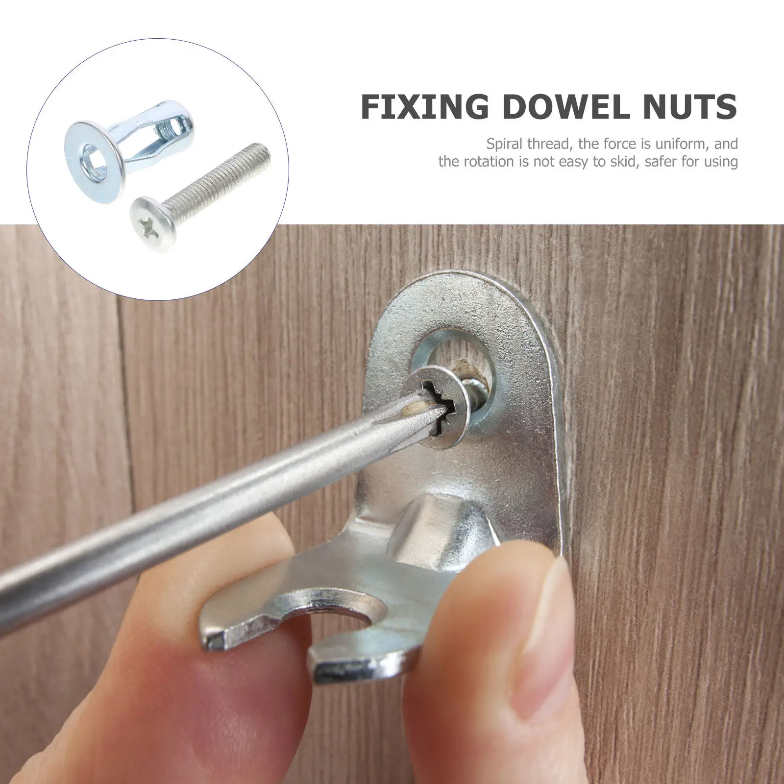 15Pcs Expansion Jack Nuts Carbon Steel Galvanized High Hardness Fixing Fastening Screws for License Plates Air Conditioners
