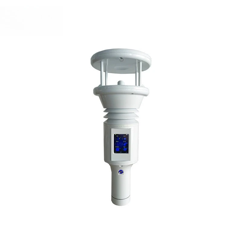 Portable handheld weather station, wind speed and direction environmental monitoring equipment