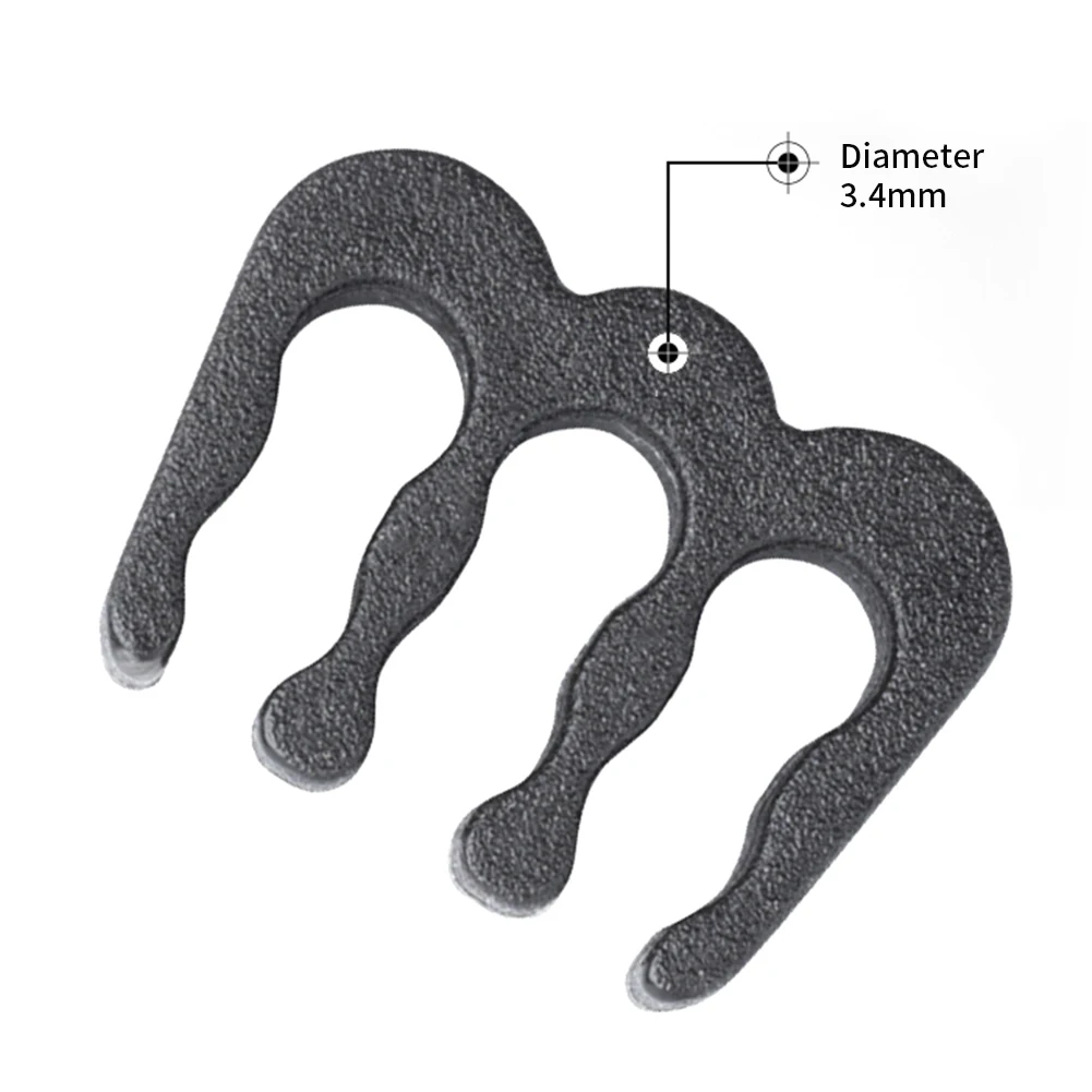 Extensión de gestión de cables para el hogar y la Oficina, organizador de abrazadera de 3mm a 3,6mm, 6 pines, 8 pines, 24 Pines, mantiene el orden para PC, 24 piezas