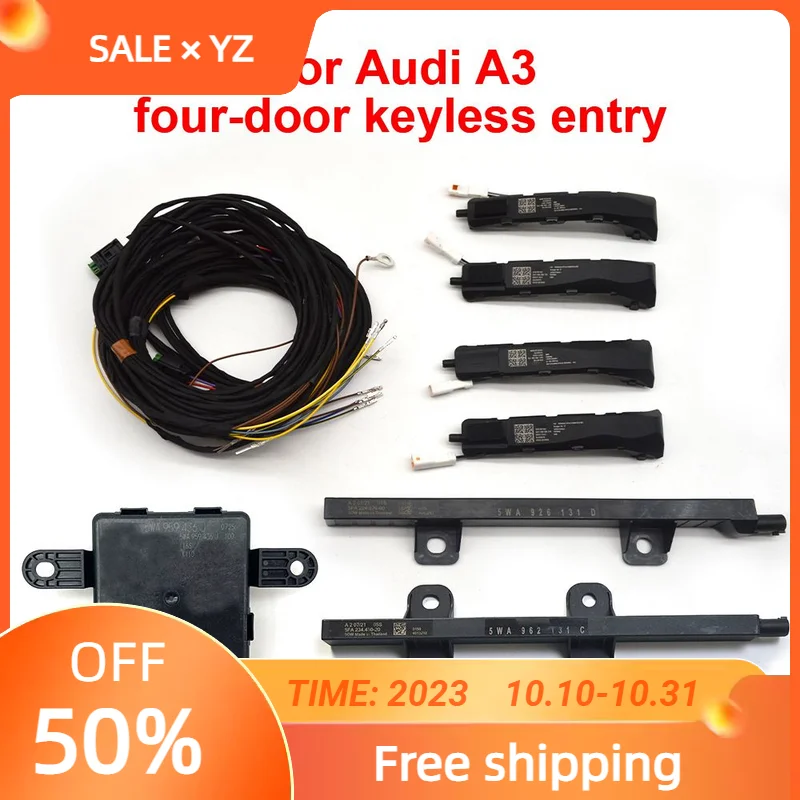 

For Audi A3 2021 A3 8Y 5WA 959 436 J 5WA 962 131 C Four door comfortable keyless entry 5WA 926 131 D 8Y0 959 121 8Y0 959 122