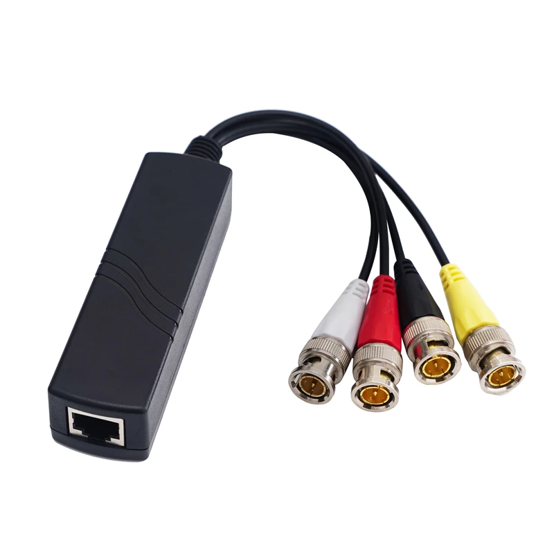 8MP 4-Channel TVI/CVI/AHD/CVBS Video balun receiver