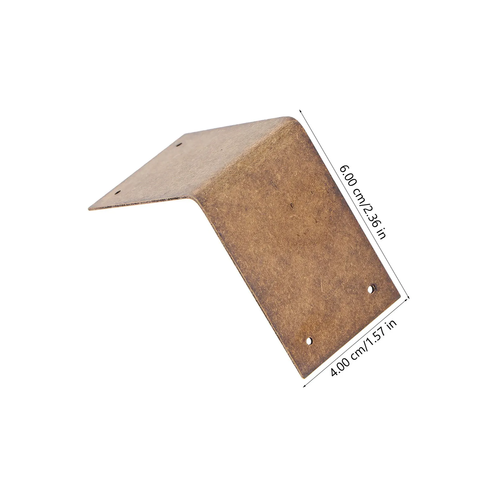 

4Pcs Copper Corner Fasteners Brass Right Angle Box Connector Joint Fasteners Furniture Braces Brass Box Connectors