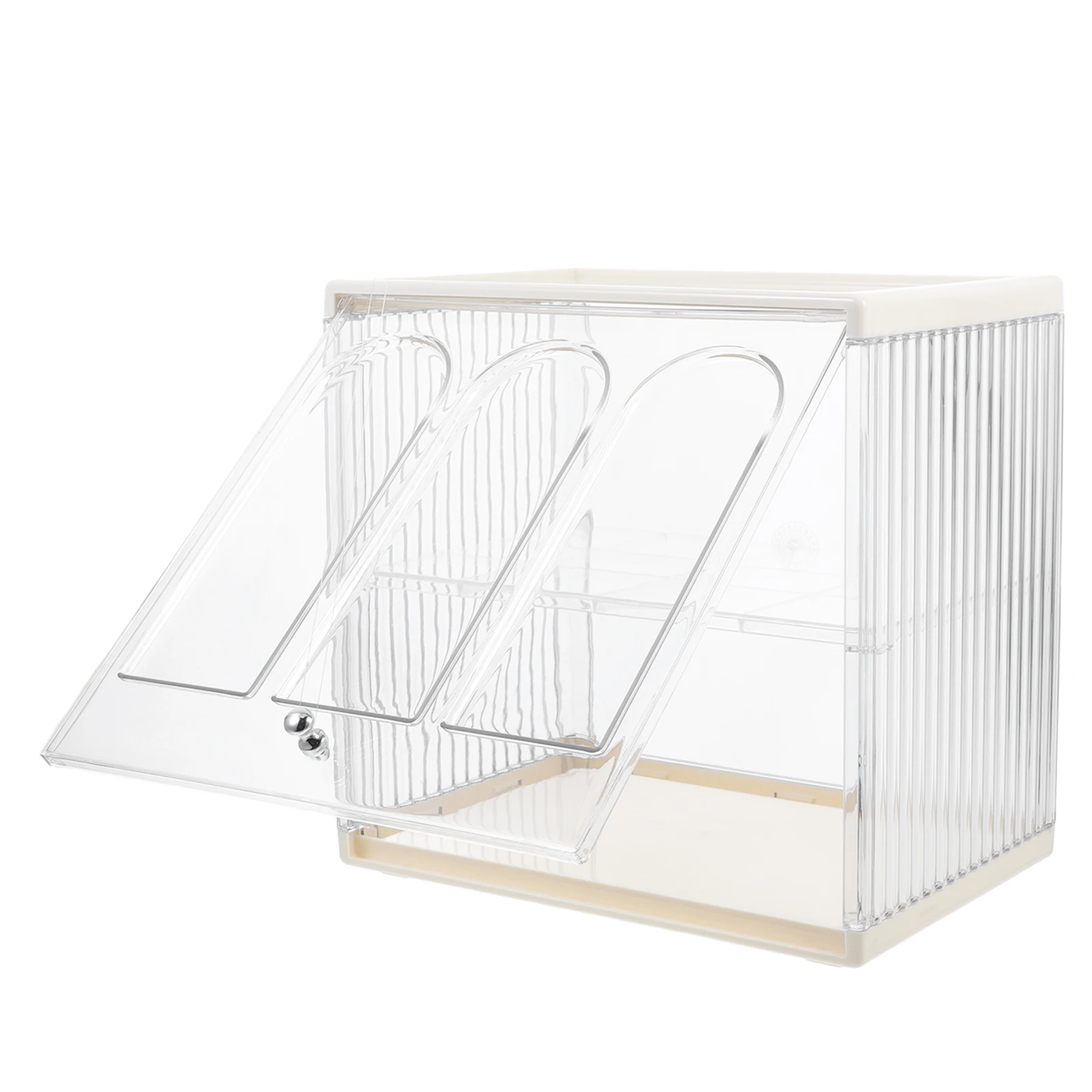 

Прозрачная коробка для хранения хлеба, большие двухслойные прозрачные кухонные контейнеры для стойки, винтажная арочная герметичная крышка, влагостойкая, легко чистится