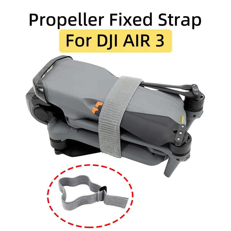 สำหรับ DJI AIR 3ใบพัดโดรนป้องกันการเคลื่อนของใบพัดใบพัดใบพัดใบพัดใบพัดใบพัดยึดสายรัดผ้าพันแผลยืดหยุ่นได้อุปกรณ์เสริมเข็มขัดตีนตุ๊กแก