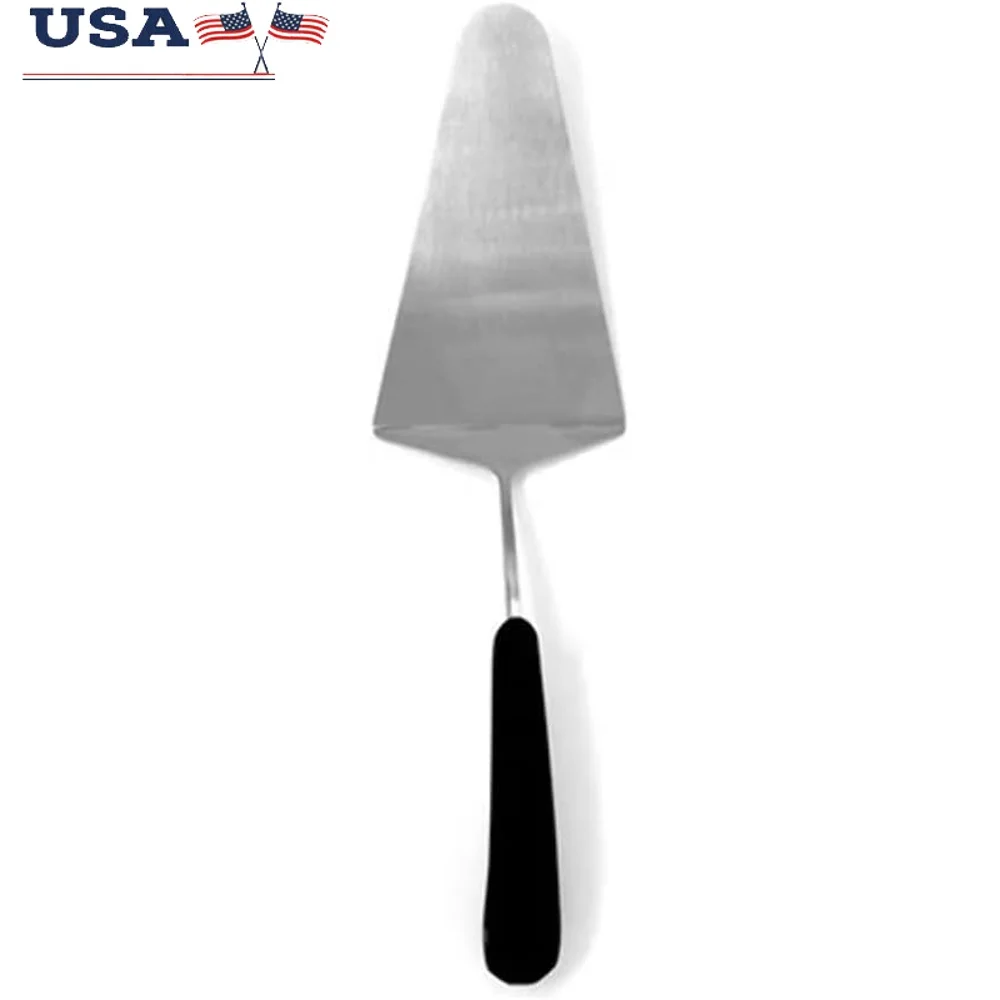 

Deluxe Pizza Pie Cake Server Non-Slip Handle Stainless Steel Head Sturdy Easy Clean Perfect Oven Stove Grilling