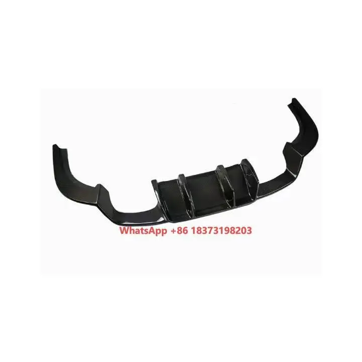 High Quality Carbon Fiber Rear Bumper Diffuser Spoiler Lip Vor Style for F87 M2 M2C Car Body Kits New Condition
