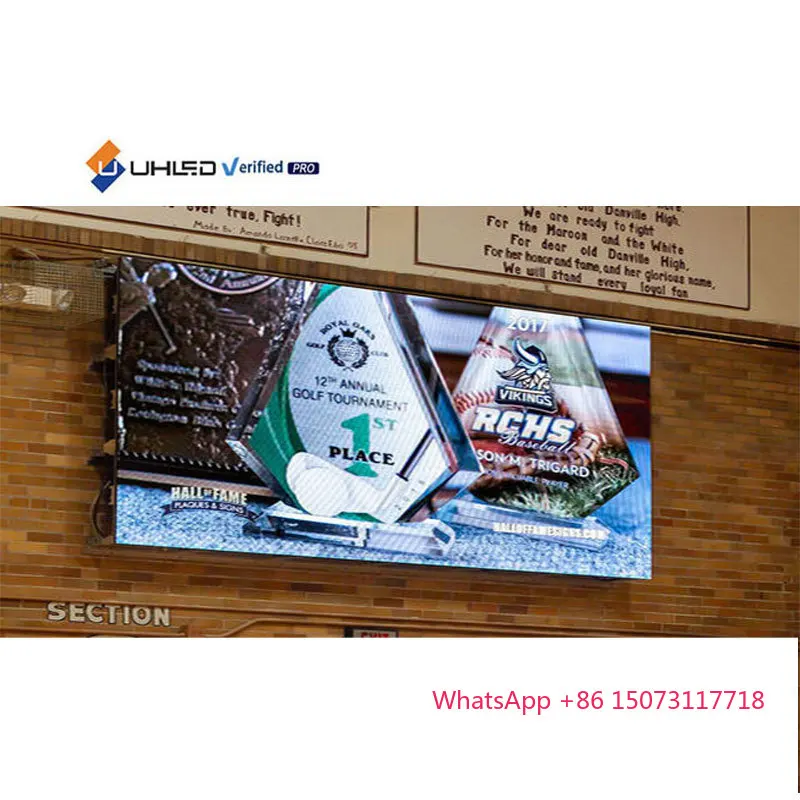 

Внутренний светодиодный дисплей с высоким освещением, полноцветная светодиодная видеостена, рекламный светодиодный экран P2,5 мм для простой установки в супермаркете