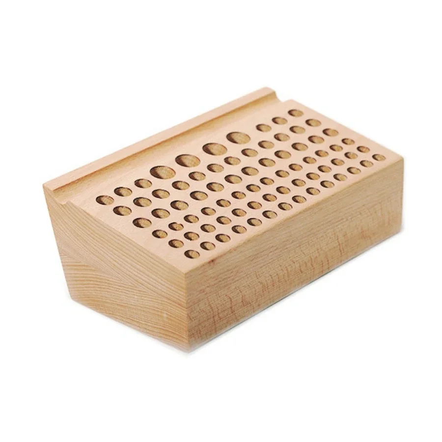 

76 Leather Craft Wooden Stand Holder Holding Organiser for Leather Punch Tool