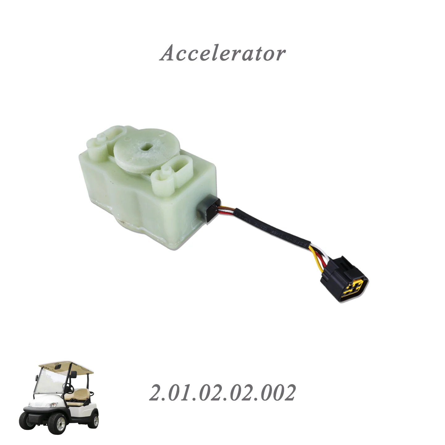 China EXCAR Golf Cart Accelerator Pedal Assembly Speed Controller Voltage Divider for Electric Sightseeing