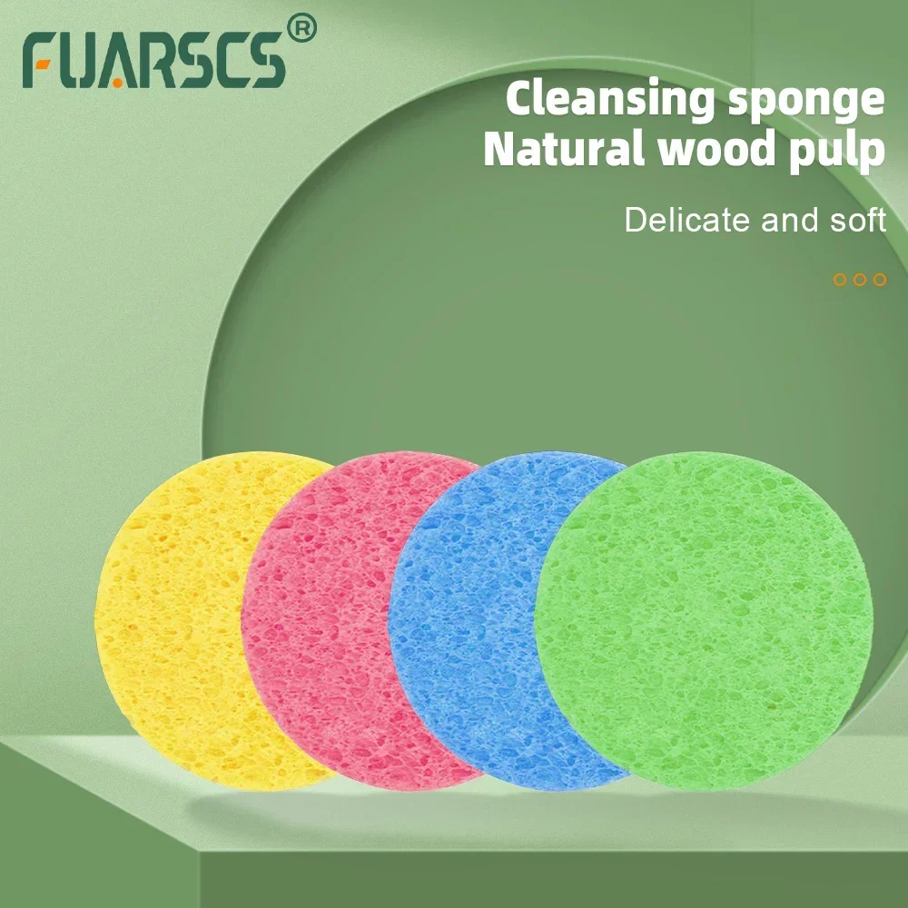 10/20/30PCS spugna compressa spugna per la rimozione del trucco circolare polpa di legno naturale cellulosa compressione strumenti per la pulizia delle bolle