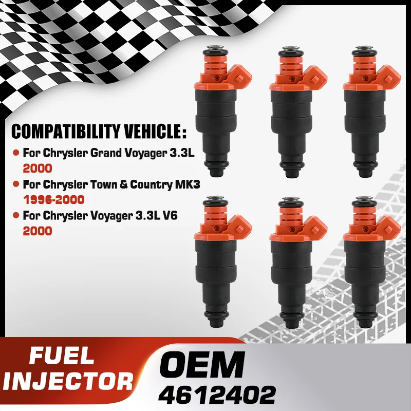 

Car Fuel Injectors Nozzle For Chrysler Grand Voyager 3.3L V6 Chrysler Town & Country MK3 3.3L 3.8L V6 Chrysler Voyager 3.3L V6