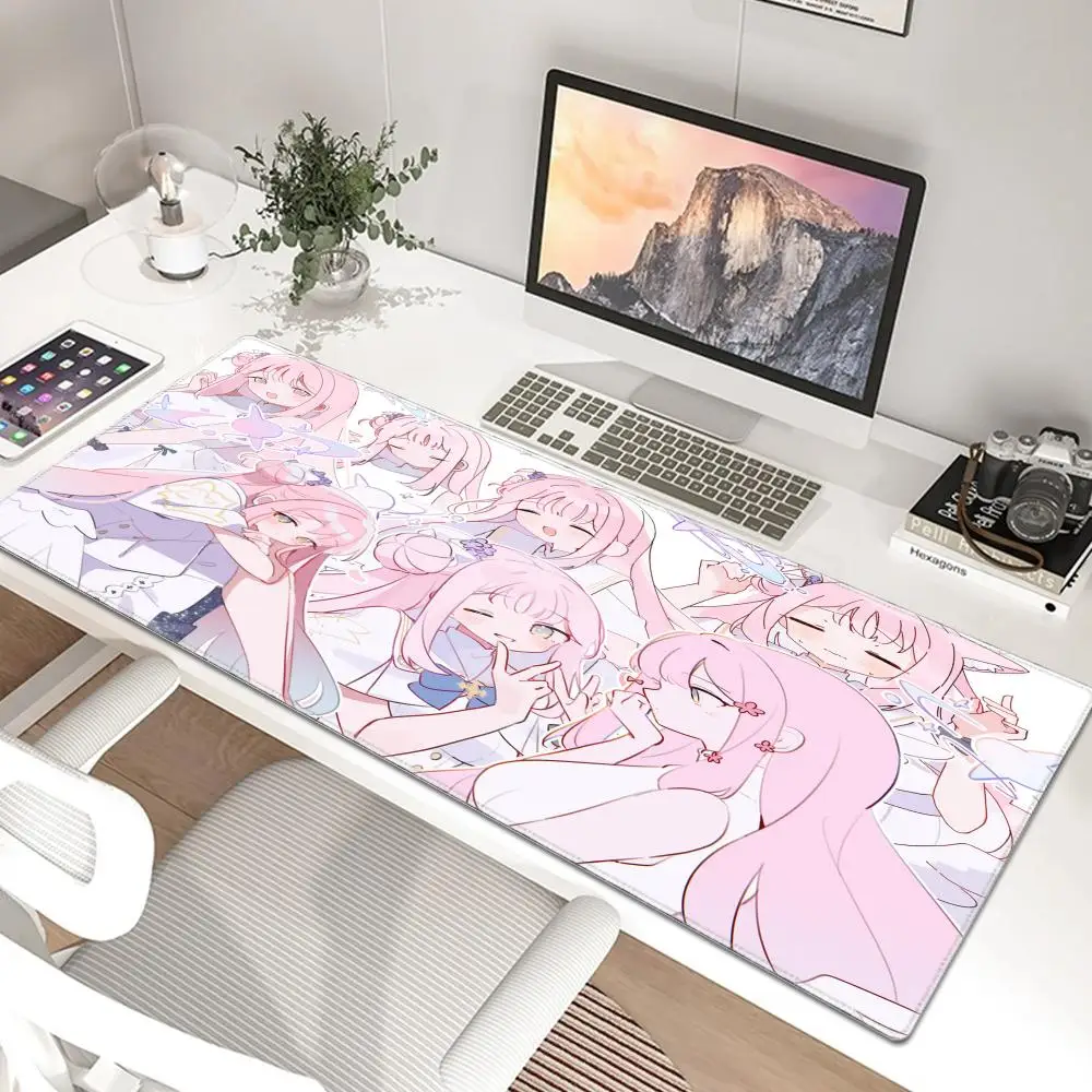 HD Blue Archive Misono Mika Printing Mousepad desktop protection pad Office accessories Non-slip Keyboard Mat desk organizers