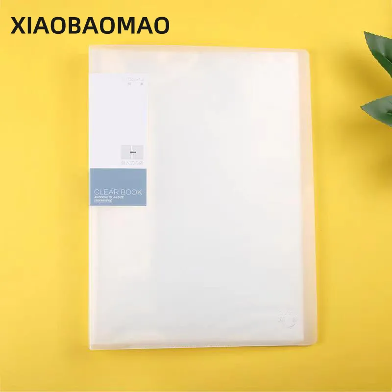 A4 Color file Folders Transparent 20 30 40 pages Document Book File Folder Office Business Study Supplies