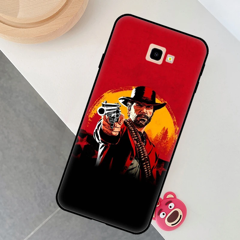 Red Dead Redemption 2 Pour Samsung Galaxy J3 J5 J7 2017 A3 A5 J1 2016 A7 A8 A9 J8 2018 J4 J6 Plus Couverture Arrière