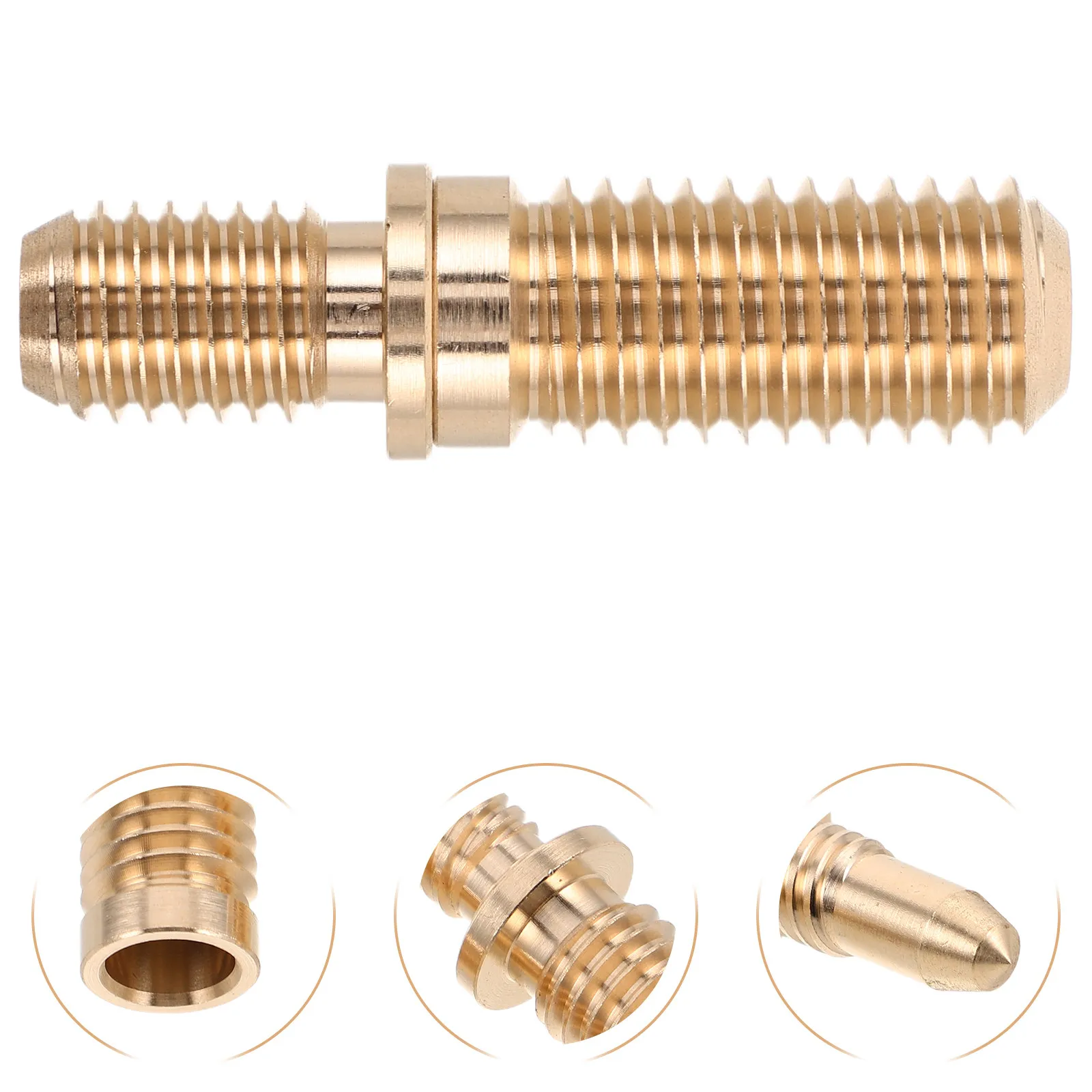 

1Set Billiard Cue Accessories Brass Joint Screws for Stable Pool Stick Connection Universal Fit Cylindrical Design