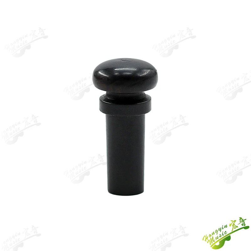 HUATOOL Viola, Violin Tail Post, Ebony Tail Shaft, Nail Tail, Button Tail, Wooden Violin Accessories