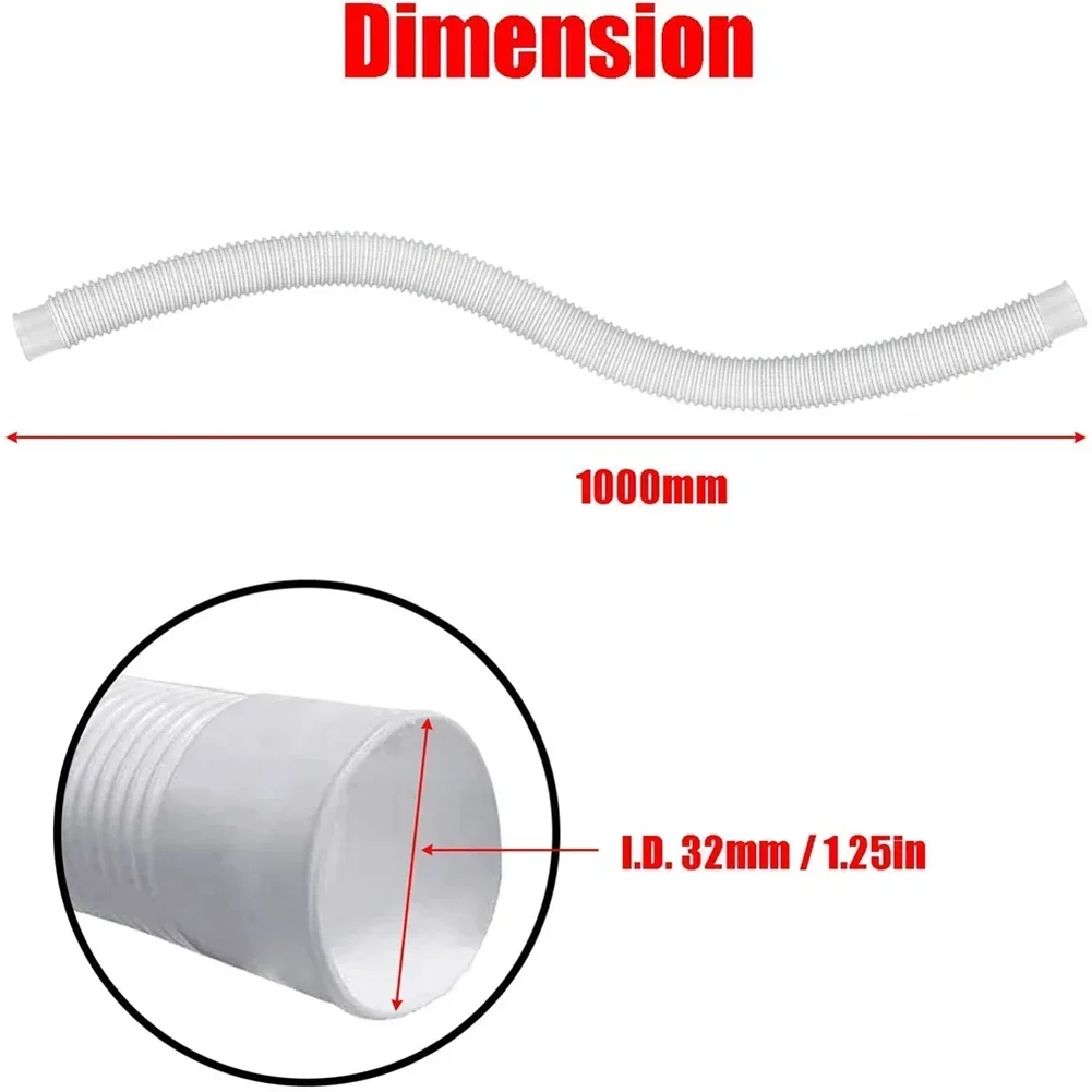 2ks hadicové nahoře dno kaluž čerpadlo náhrada pro intex 1-1/4 palec příslušenství 1.25inch kaluž čerpadlo  modrá bílá náhrada hadicové