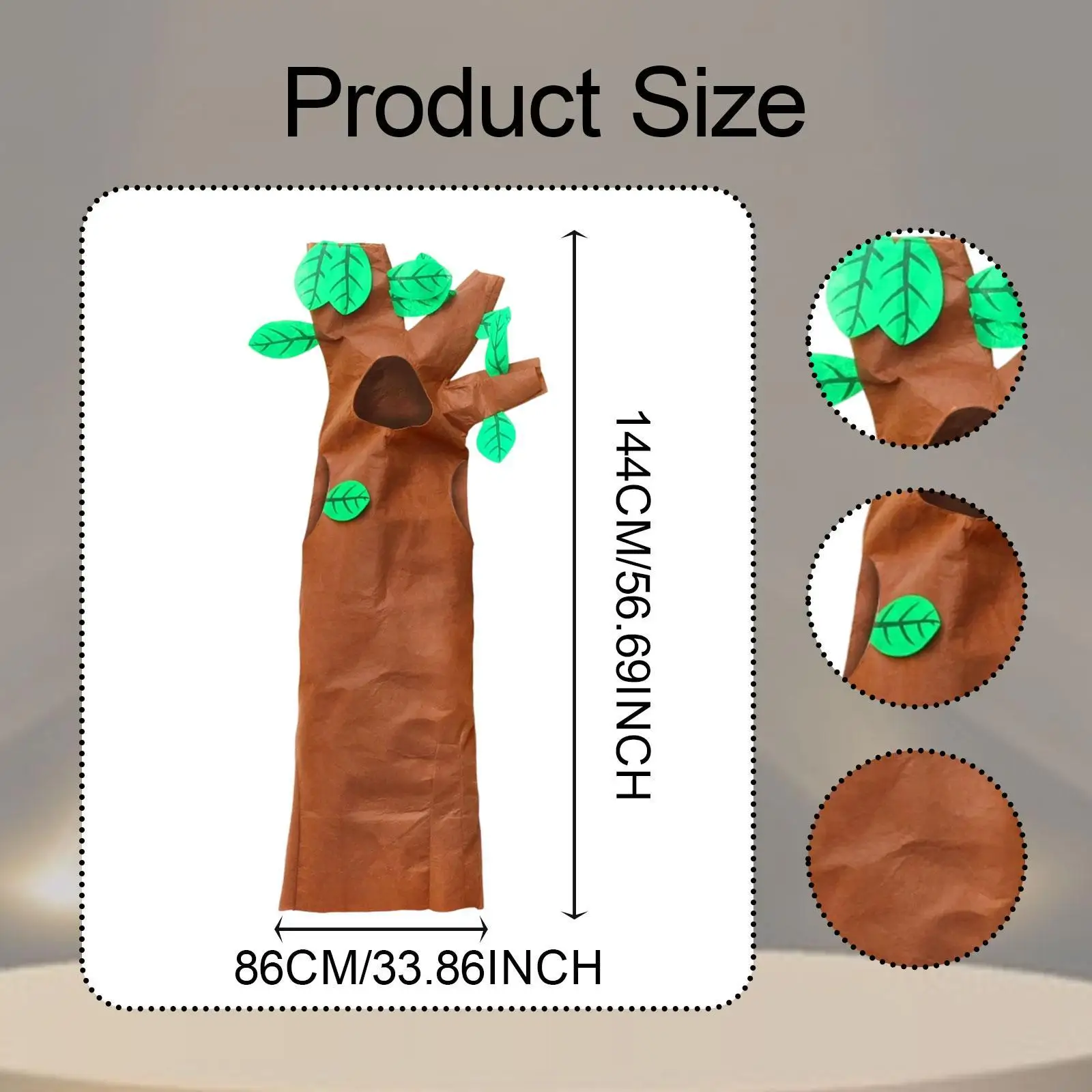 Costume da albero per bambini, novità decorativa, abiti unisex, accessori per vestire, abiti per spettacoli di ruolo, cosplay, costumi di Halloween