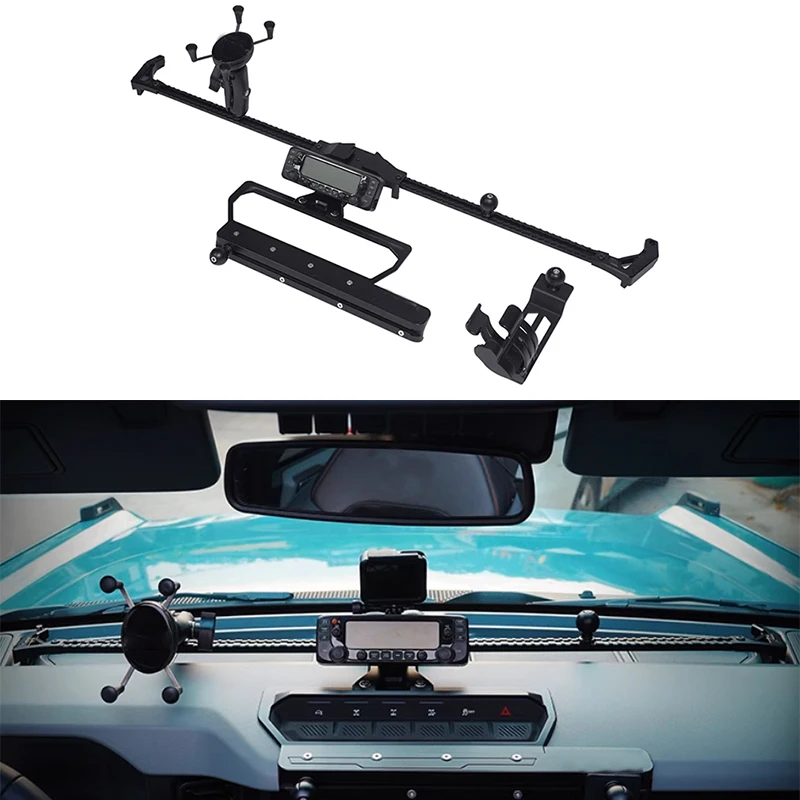 

Fit for Ford Bronco 2.3T/2.7T/3.0T NEPT Aquaman-wasteland Series Central Control Integrated Guide Rail Modification Accessories