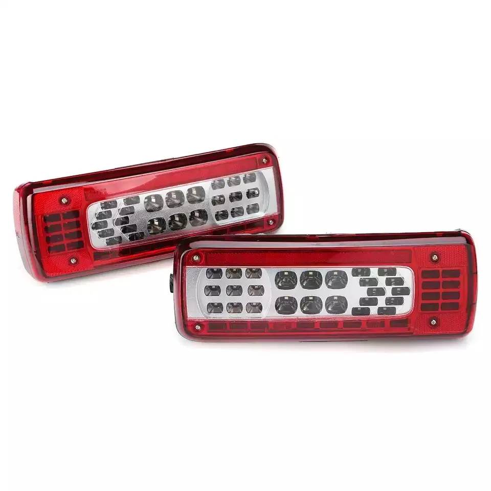 Set 24V For Renault Tail Lights For Volvo truck lights FH 460 FMX 500 Truck Reverse Brake Turn Stop Signal Tail Light with Horn