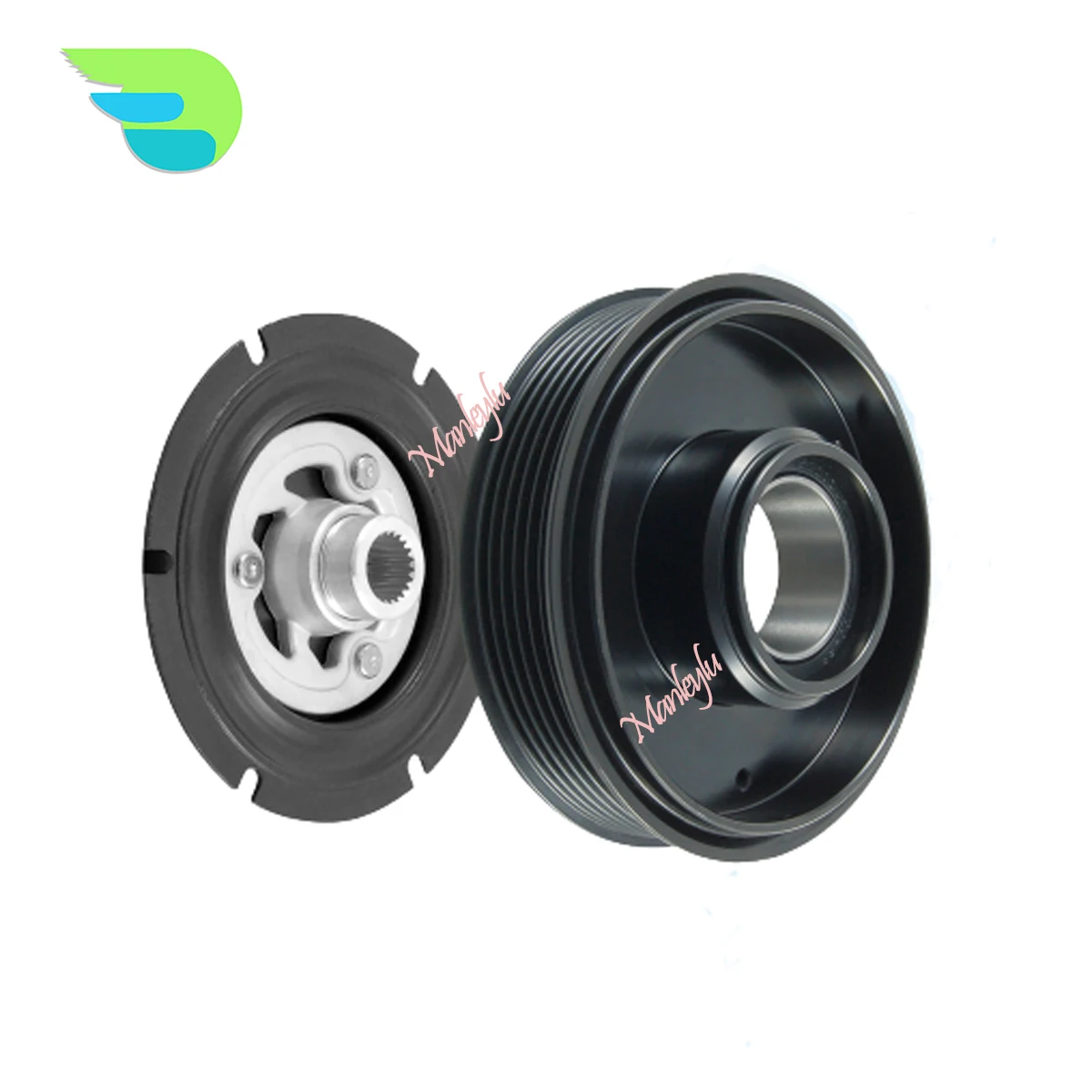 AC A/C Air Conditioning Compressor Clutch Pulley For Hyundai Santa FE Kia Sorento 977011U600 977011U500