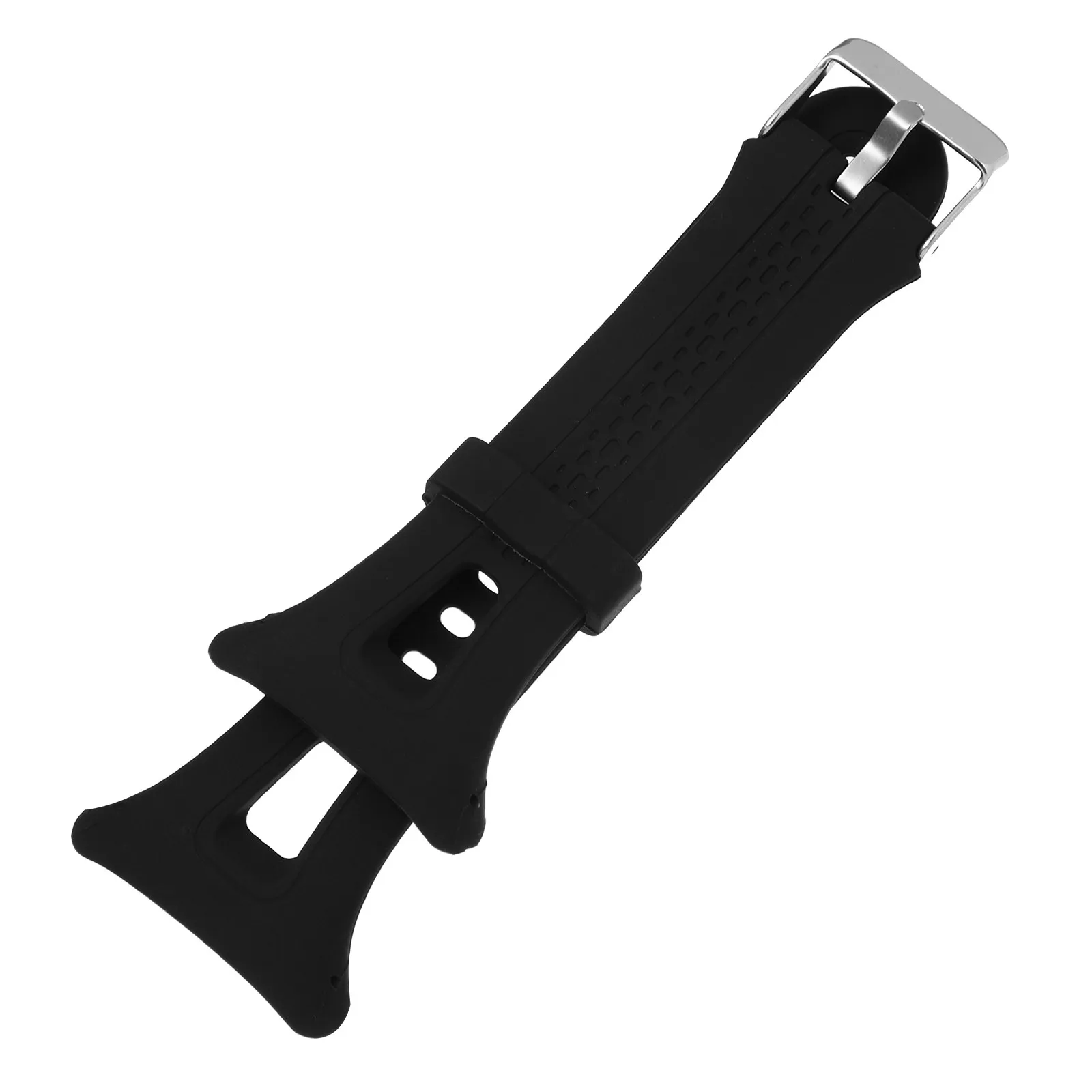 Silicone Watchband Compatible with Garmin Forerunner 10 Soft Moderate Feel Sturdy Compression Molding Adjustable Fit Gift Ready